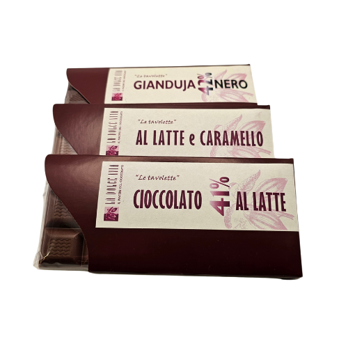 tavolette di cioccolato La Dolce Vita Pasticceria Vigevano